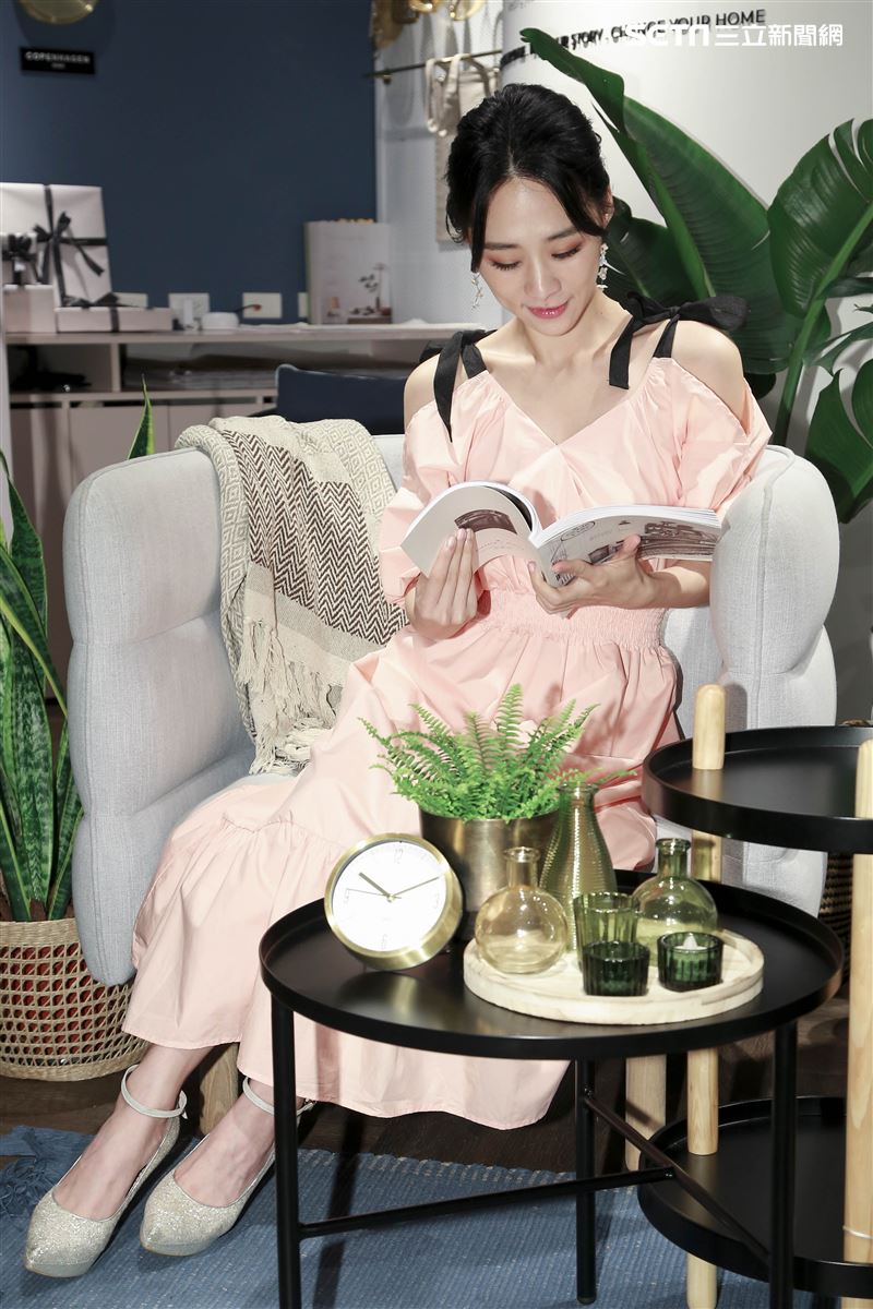 吳可熙擔任Bloomingville概念店一日店長。（圖／記者林士傑攝影）