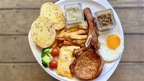 早午餐,戰斧豬排,牛排,厚切培根