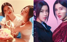  雙胞胎女子團體「BY2」妹妹Yum和姐姐Miko。微博