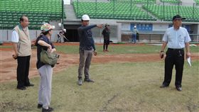 U12棒球賽場地未再傳秋行軍蟲　可望解除列管U12世界盃棒球錦標賽比賽場地、台南市亞太國際棒球訓練中心18日確認遭秋行軍蟲入侵，經噴藥防治後未再發現秋行軍蟲，25日若同樣未發現，將可報請解除列管。（台南市農業局提供）中央社記者楊思瑞台南傳真　108年7月24日