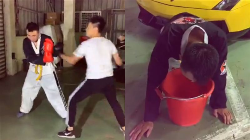 吃屎哥輸到脫褲尿…吃OO抱水桶狂吐