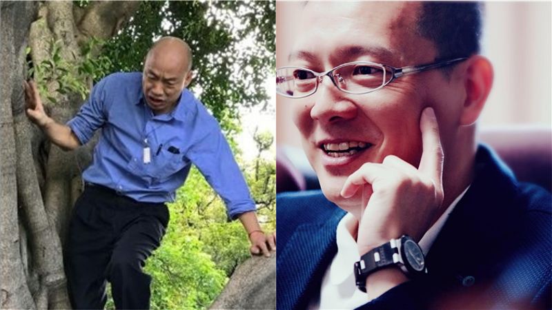 韓爬樹被笑！他嗆韓黑：找樹撞死算了