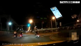 三重屁孩攔車叫囂　遇警也照挑釁不誤