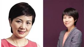 汪靜波（左）與羅靜（右）。翻攝網路