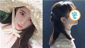 大陸女星鞠婧禕疑似整形。圖翻攝自微博