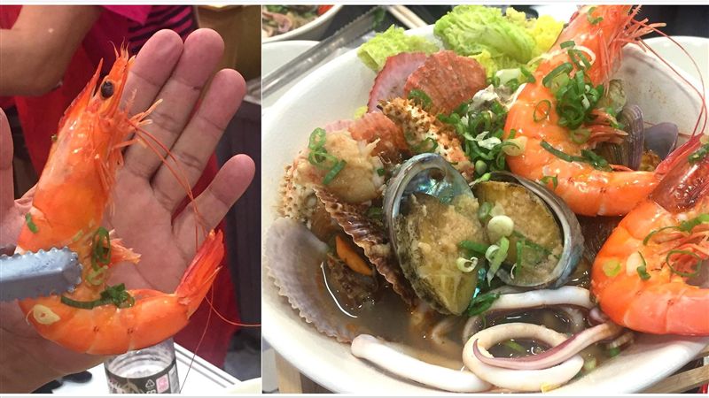蝦比手掌大？！「超爆滿」海鮮粉絲煲