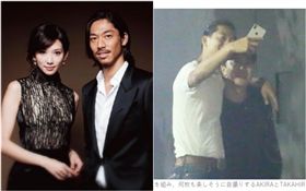 林志玲、AKIRA（圖／微博、翻攝自《女性自身》）