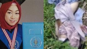 印度,研究,樣本,田,高材生,性侵,裸體,死亡,殺害,保險套,冷靜,兇嫌,畢業 圖／翻攝自推特
