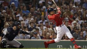 ▲貝茲（Mookie Betts）連3打席開轟。（圖／美聯社）