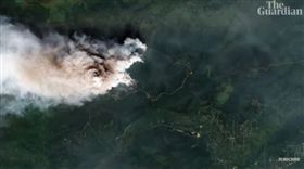 北極圈,阿拉斯加,太空,野火。(圖/翻攝自theguardian)