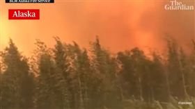 北極圈,阿拉斯加,太空,野火。(圖/翻攝自theguardian)