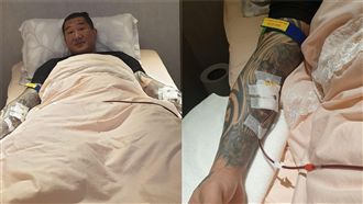 館長貼病床換血照：盼能多撐一點時間