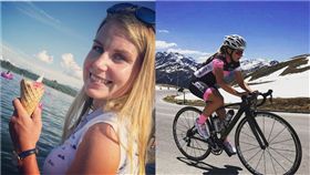 俗話說「歹年冬搞蕭郎」，現在連出門騎腳踏車都有可能遇到綁架！國外一名運動員是個金髮辣妹，熱愛運動的她平時喜歡騎自行車，但日前在她身上卻發生了一起超詭異綁架案。（圖／翻攝自nathi_birli IG）