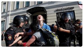 俄羅斯,莫斯科,假選舉,被捕,抗爭