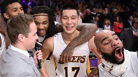 林書豪與Jordan Hill等隊友。（圖／翻攝自林書豪IG）