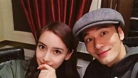 黃曉明、Angelababy。圖翻攝自微博