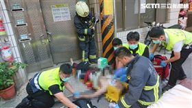 墜樓,小酌,不治,新北,翻攝畫面