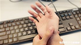 腕隧道症候群,手麻,手痛,滑鼠手（示意圖／資料照）