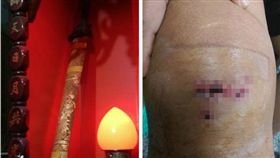 廟宇神劍別亂動！2人遭「斬殺靈魂」秒昏迷…7日後往生（圖／翻攝自靈異公社臉書）