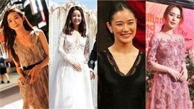  阿嬌、林心如、林志玲、蒼井優／翻攝自微博、推特、IG