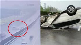 中國,河南,車禍,靈異事件,光學（圖／翻攝自梨視頻）