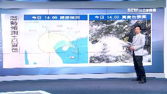 薇帕雲系厚實！明外圍環流對台輸水氣