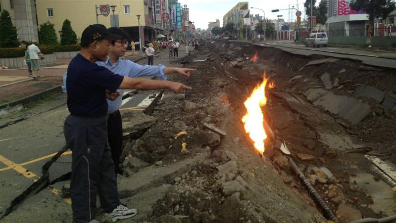氣爆釀32死、321人受傷。（圖／翻攝陳其邁臉書）