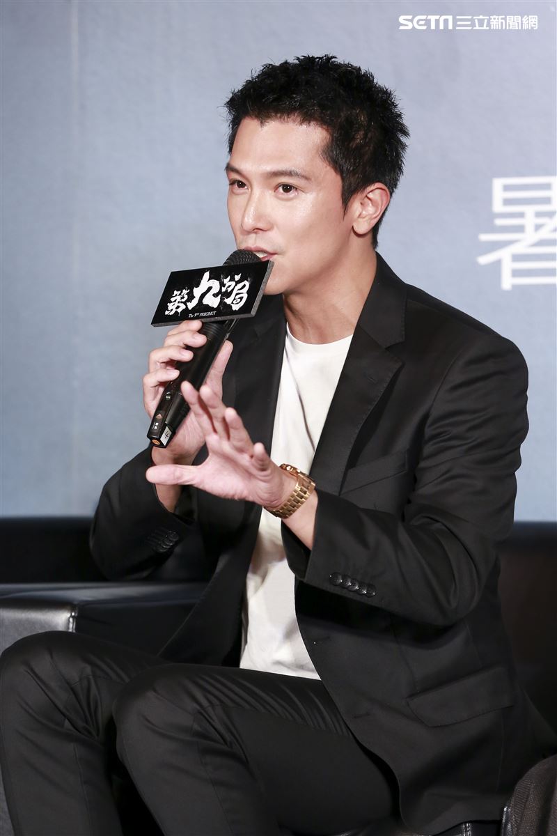 《第九分局》上映記者會，主演邱澤 。（圖／記者林士傑攝影）
