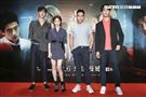 電影《緝魔》記者會，主演傅孟柏、邵雨薇、莊凱勛、吳翔震。（圖／記者林士傑攝影）