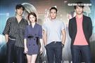 電影《緝魔》記者會，主演傅孟柏、邵雨薇、莊凱勛、吳翔震。（圖／記者林士傑攝影）