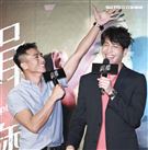 電影《緝魔》記者會，主演莊凱勛、吳翔震。（圖／記者林士傑攝影）