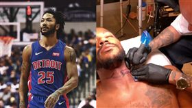 NBA／飆風玫瑰新刺青…竟刺在頸上
NBA,底特律活塞,Derrick Rose,飆風玫瑰,刺青
翻攝自推特