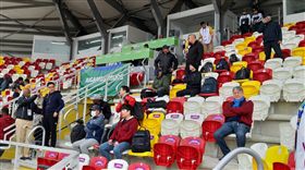 ▲韓國隊專任監督金卿文現身祕魯看泛美運動會棒球項目。（圖／民眾提供）