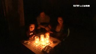 打雷就停電！高雄近9千戶靠蠟燭照明