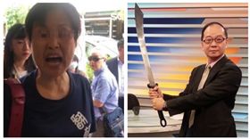 ▲韓粉楊姓婦人、王瑞德（組合圖，翻攝臉書）