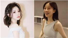 馮提莫，練舞，素顏（圖／翻攝自馮提莫微博）