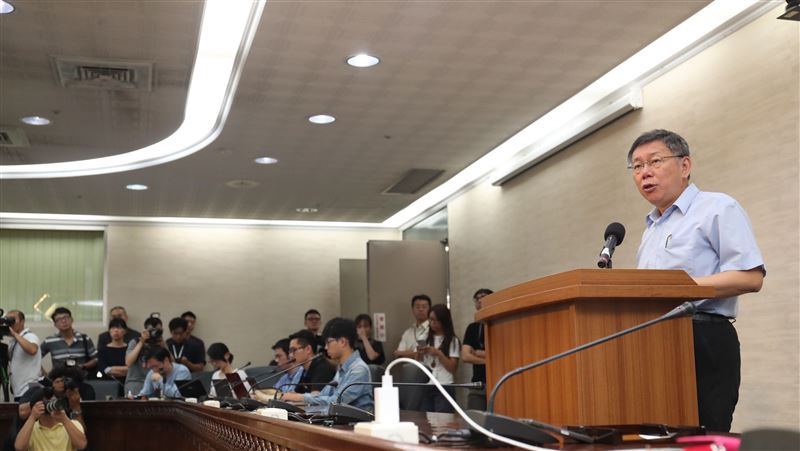 國民黨批柯公器私用　市府指政治口水