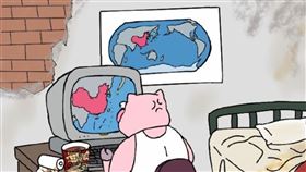 中國,漫畫家,張東寧,豬頭人身,遭逮捕