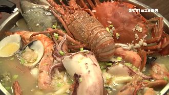 霸氣「急診海鮮粥」！龍蝦蟹蠔擺滿滿
