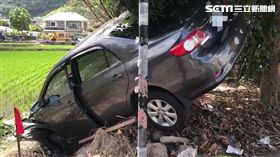 台東,關山鎮,警車,車禍（圖／記者王浩原攝）