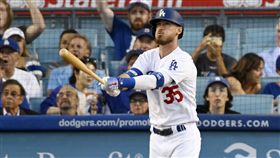 ▲貝林傑（Cody Bellinger）401場比賽敲出生涯百轟。（圖／美聯社）