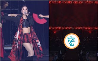 驚險畫面曝光！丁噹嗨唱突跌落舞台