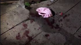 台北,中山,民生東路,砍人,傷害。翻攝畫面