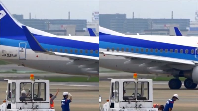 地勤向飛機揮手　老外怕：最後一程嗎