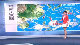 雙颱環伺　利奇馬挾水氣降雨熱點曝光