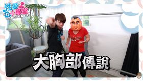 蔡阿嘎,園田美櫻,大胸部傳說（圖／翻攝自蔡阿嘎YouTube頻道）