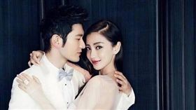  黃曉明,Angelababy。（圖／翻攝自微博）