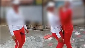 大媽,公園,吹水,論壇,香港,YouTube,茄子,傳遞,小孩,羞恥,　圖／翻攝自YouTube