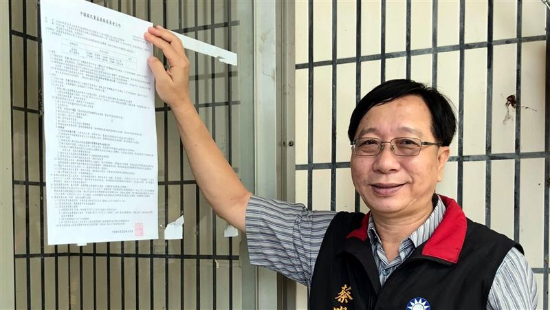 國民黨嘉縣立委初選登記　挑戰陳明文