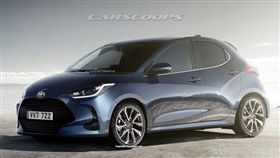 ▲Toyota Yaris大改款預想圖（圖／翻攝carscoops）